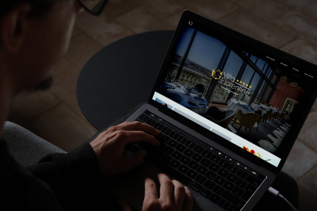 Site Villa Florentine : projet fictif